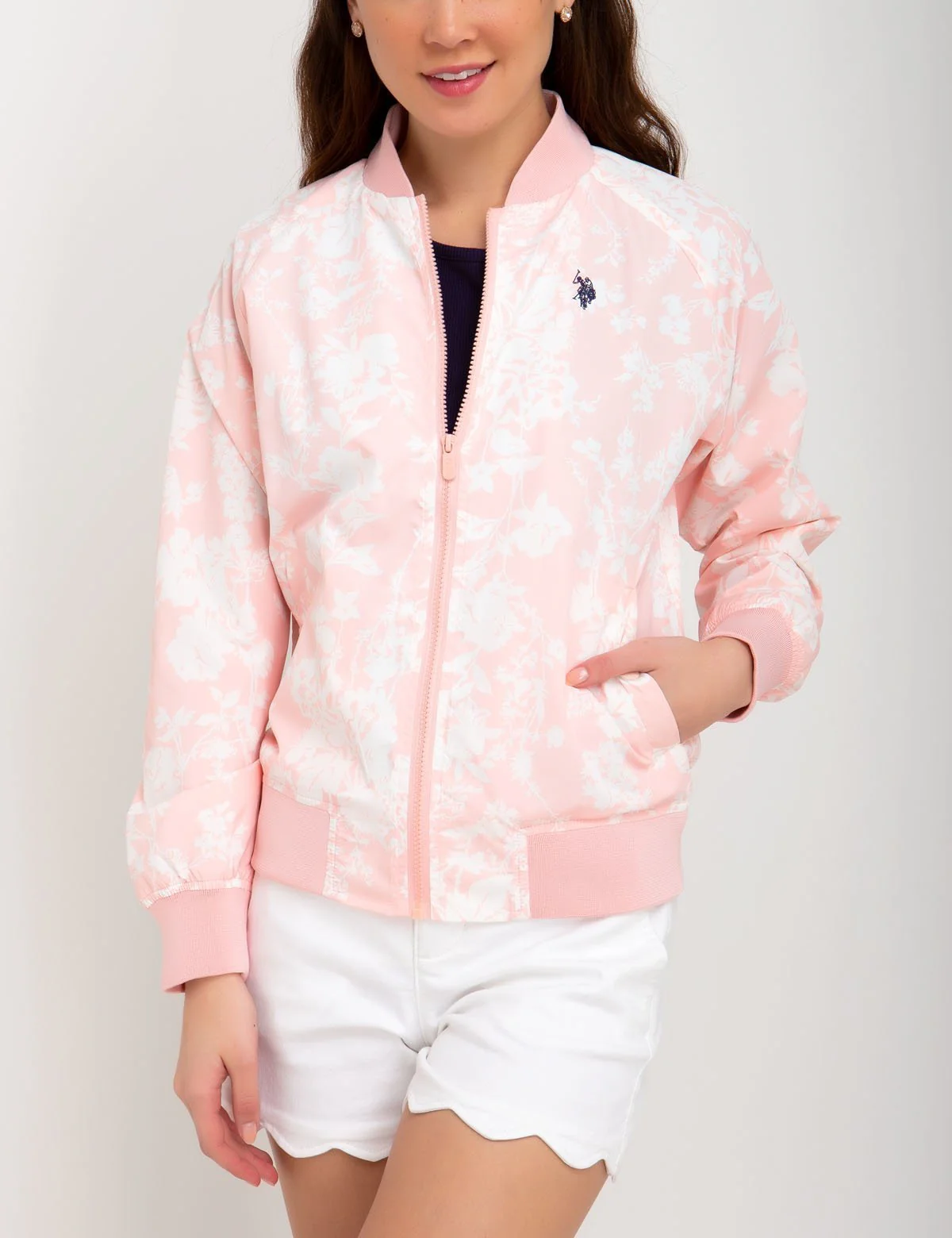FLORAL PRINTED BOMBER - Image 4