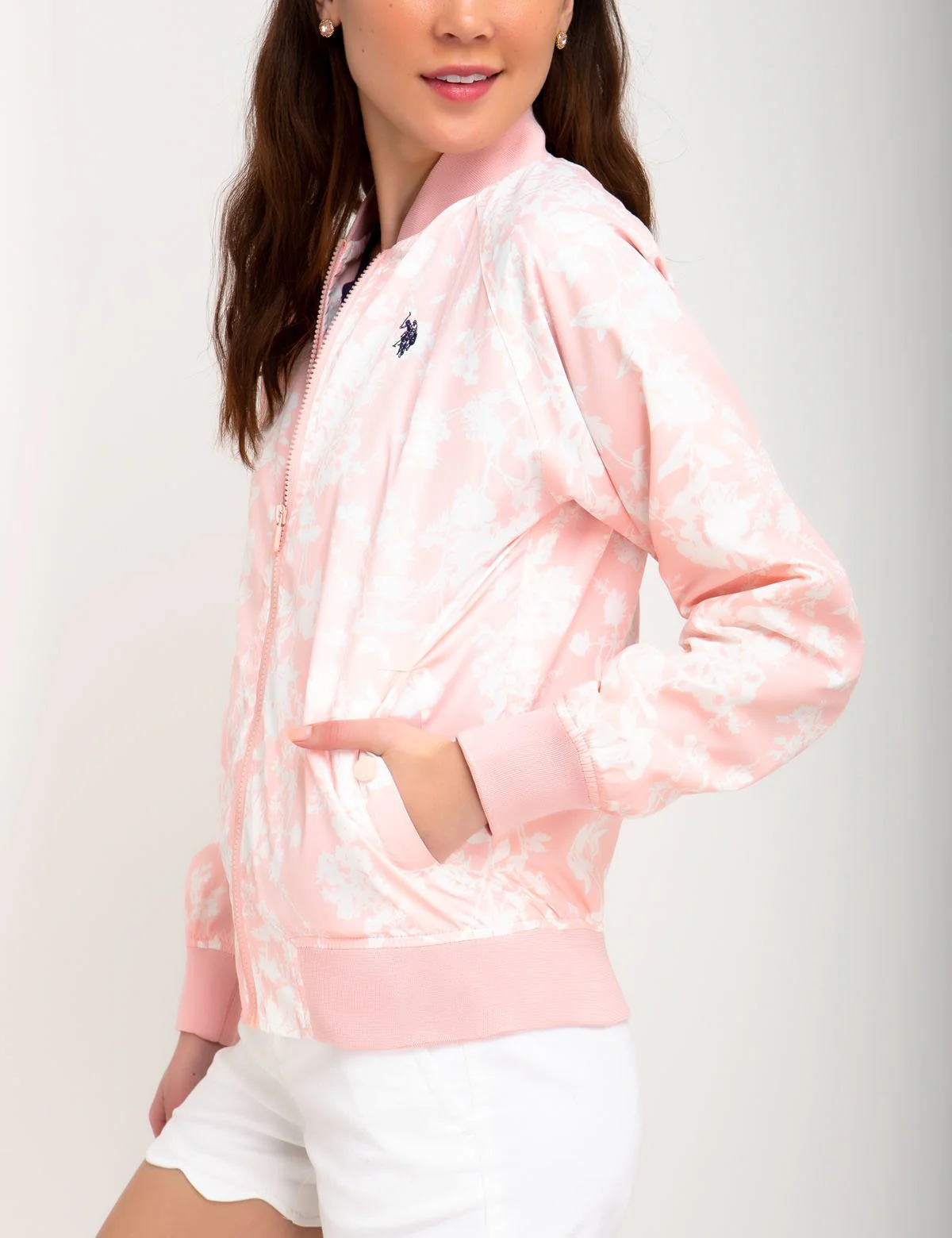 FLORAL PRINTED BOMBER - Image 9