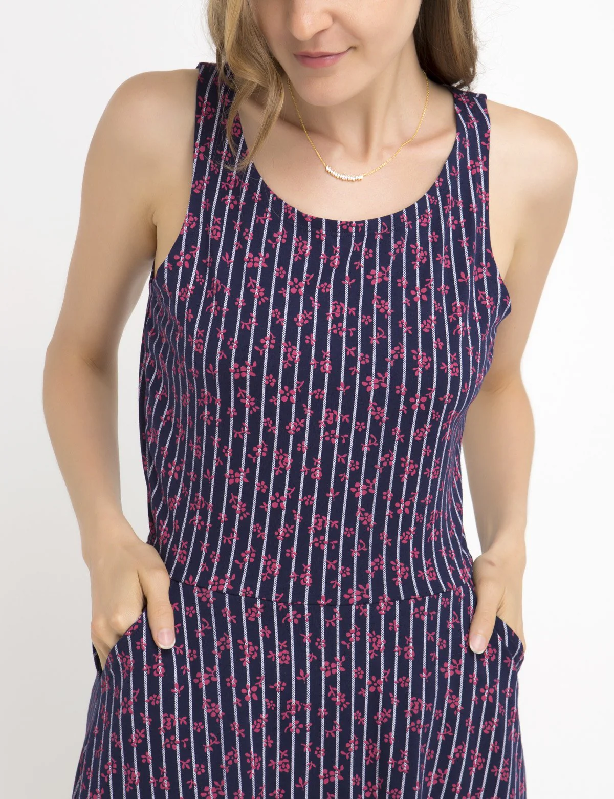 FLORAL TANK DRESS - Image 13