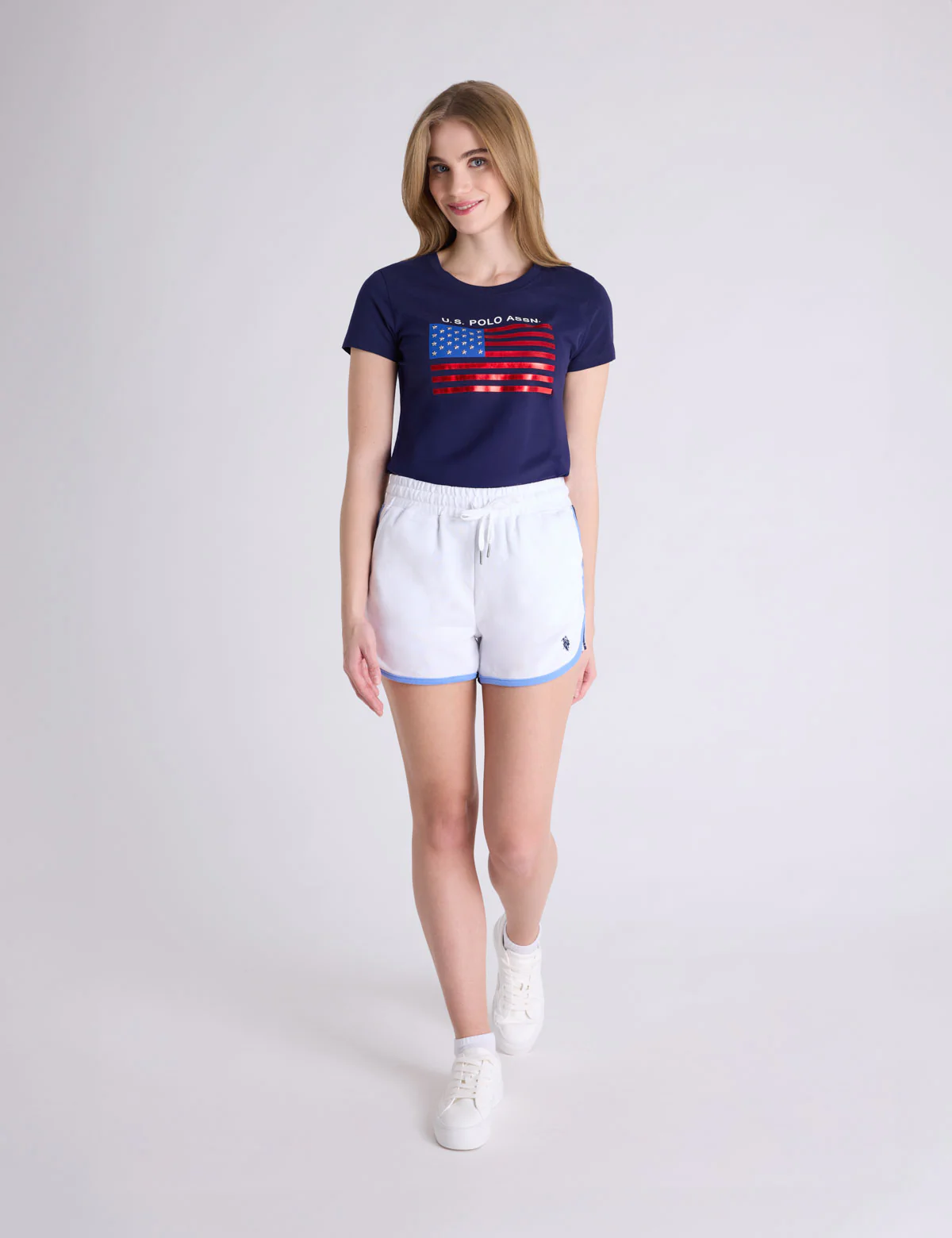 FOIL FLAG SEMI SCOOP T-SHIRT - Image 3