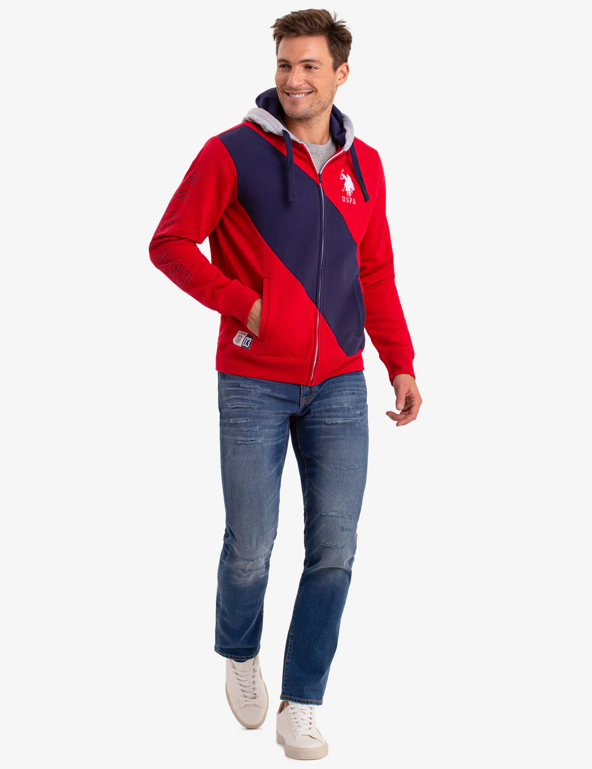 FRECH TERRY COLORBLOCK HOODIE - Image 2