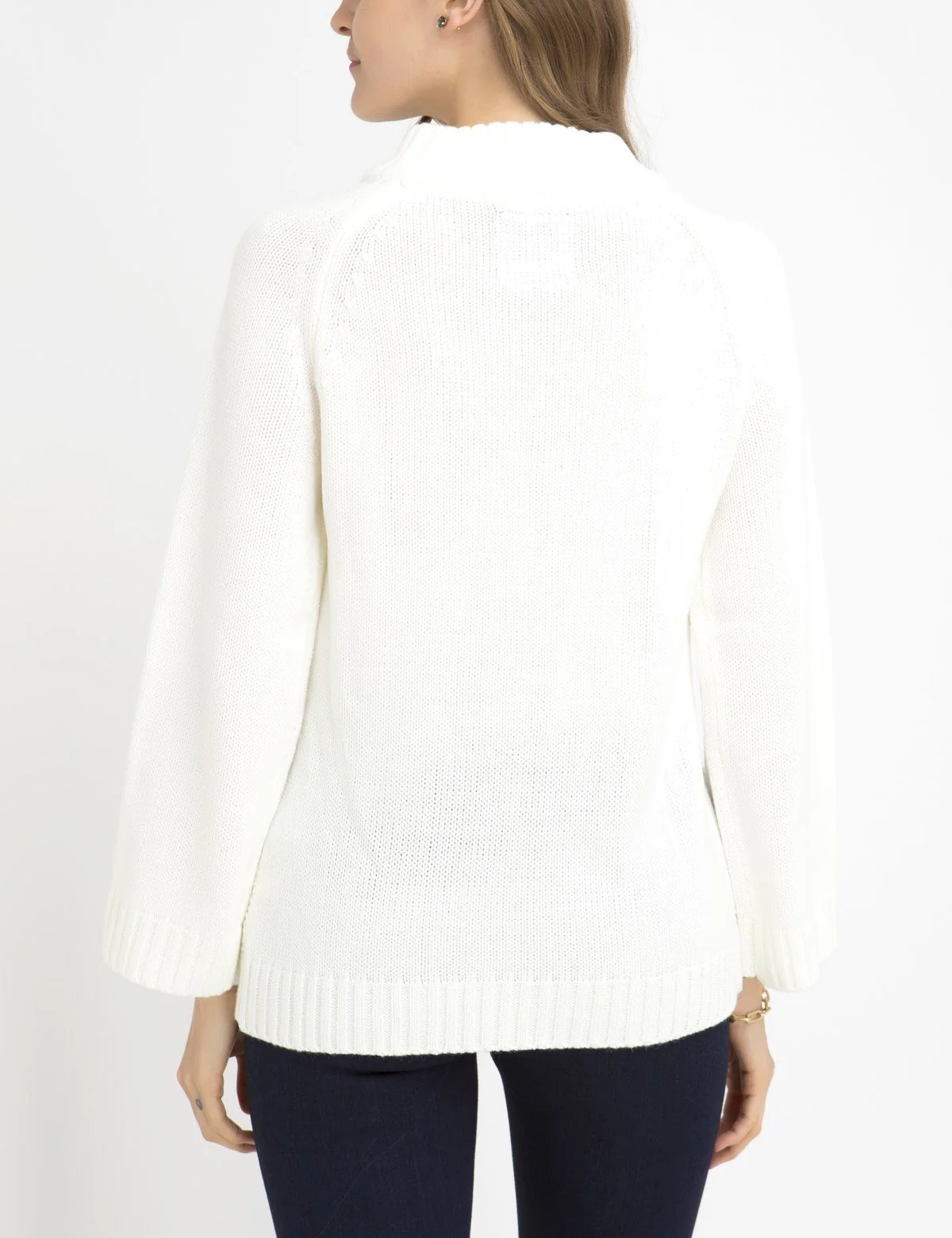 FRINGE MOCK NECK SWEATER - Image 4