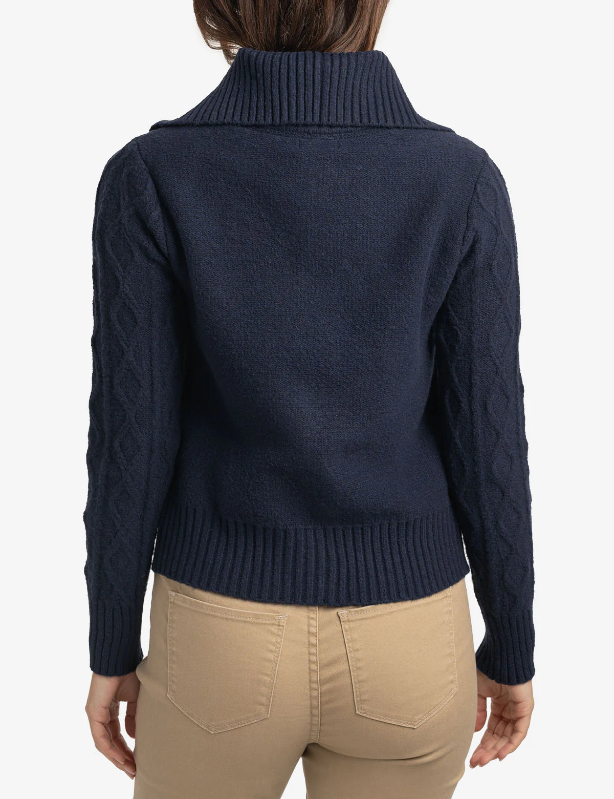 FULL ZIP CABLE SWEATER - Image 10