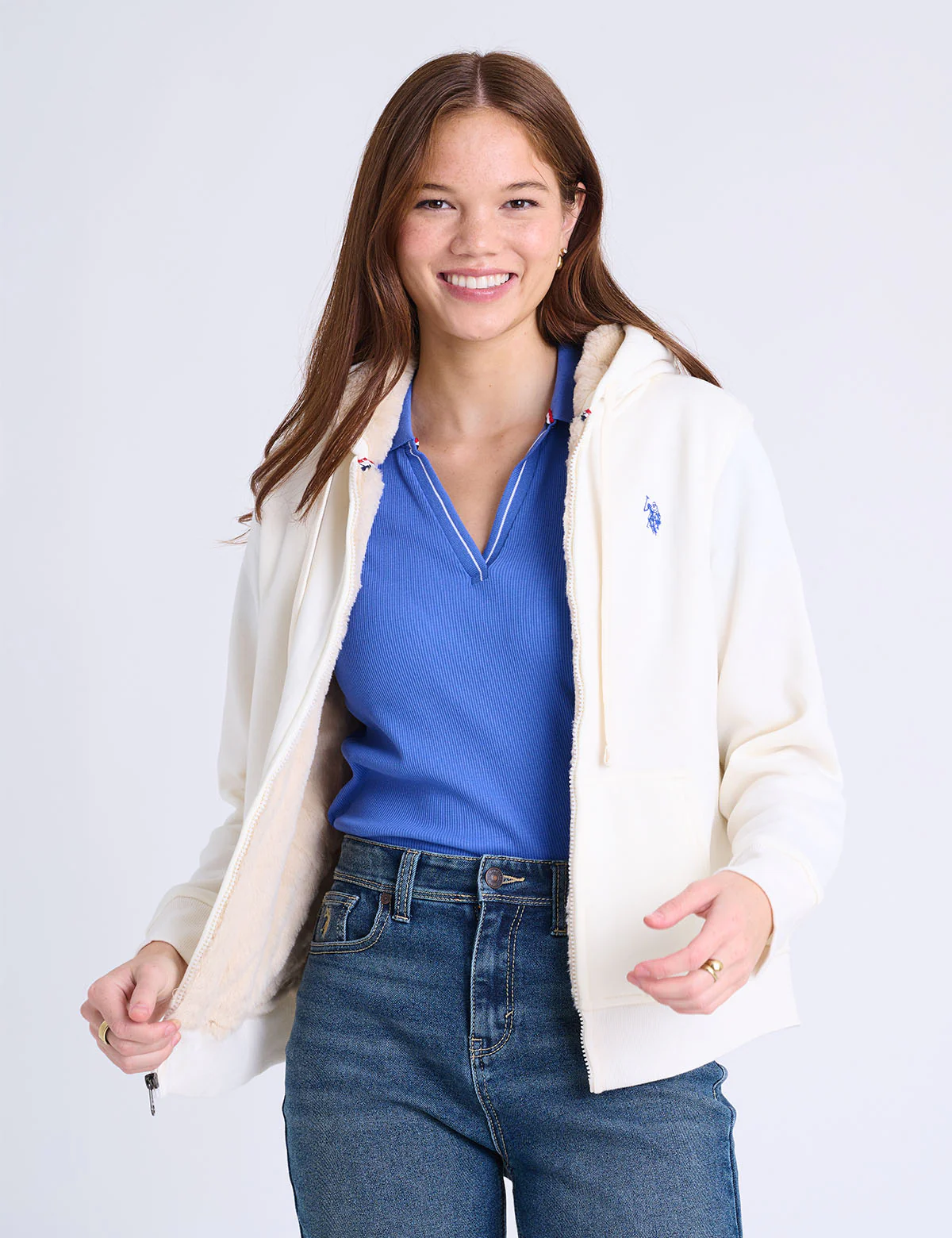FULL ZIP FLEECE HOODIE - Image 5