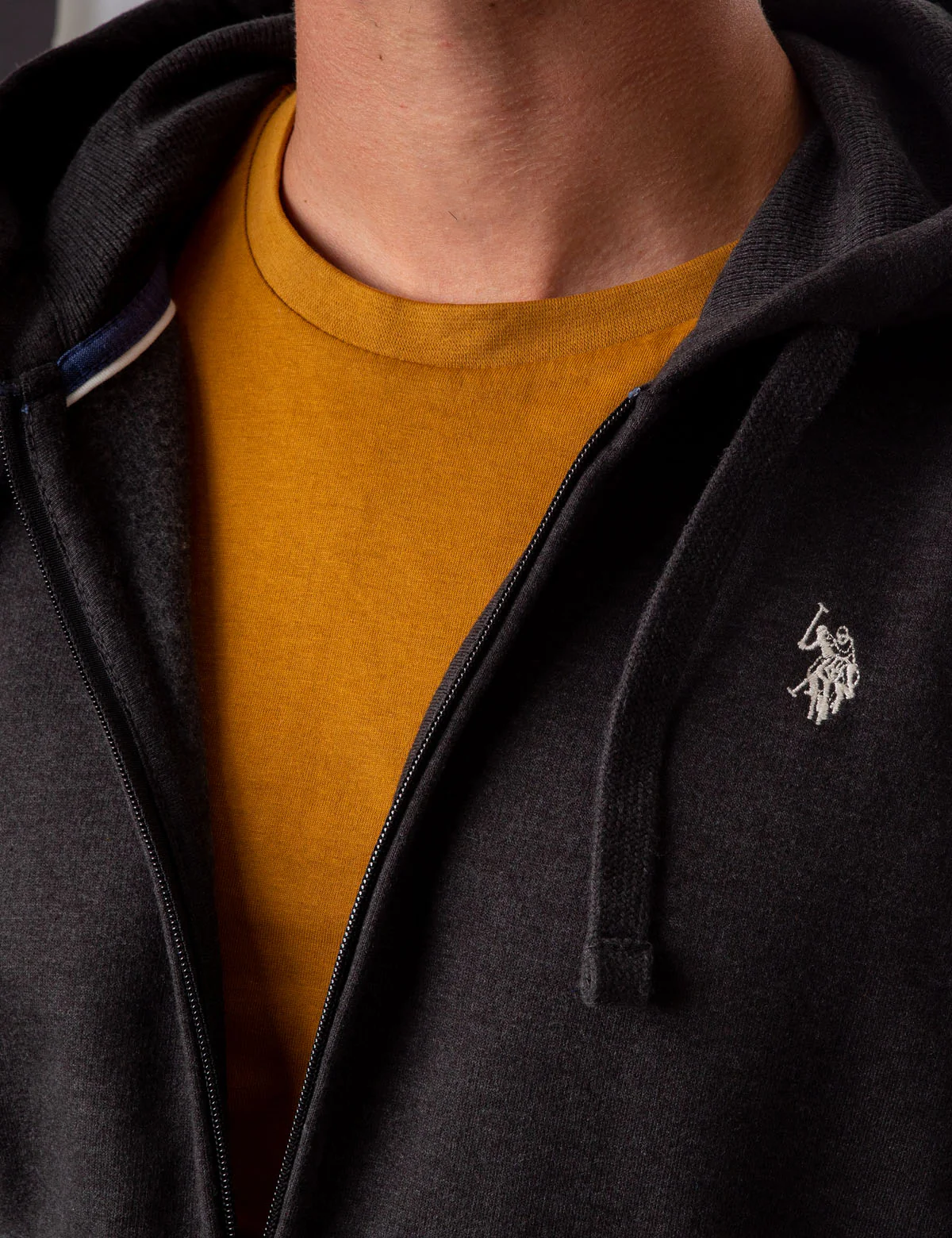 FULL ZIP LINED HOODIE - Image 3