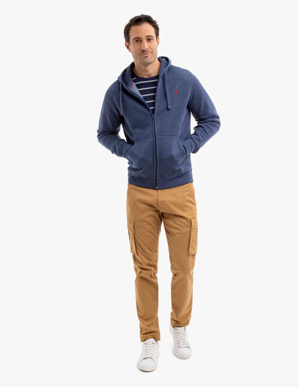 FULL ZIP LINED HOODIE - Image 2
