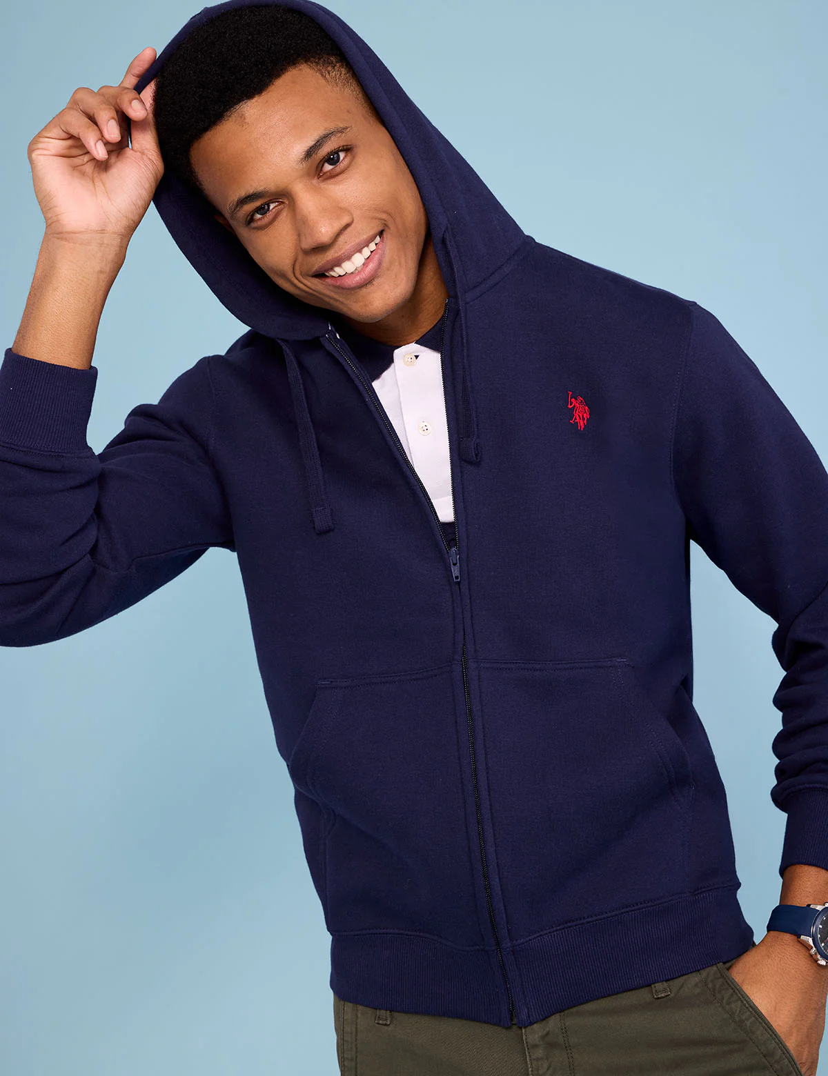 FULL ZIP LINED HOODIE - Image 5