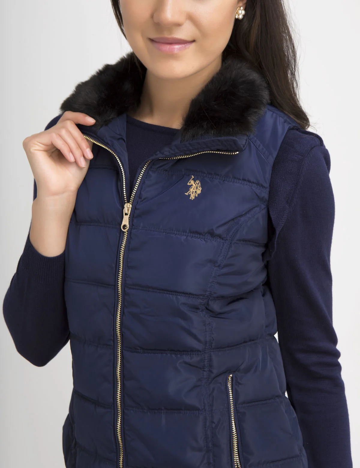 FUR COLLAR VEST - Image 17