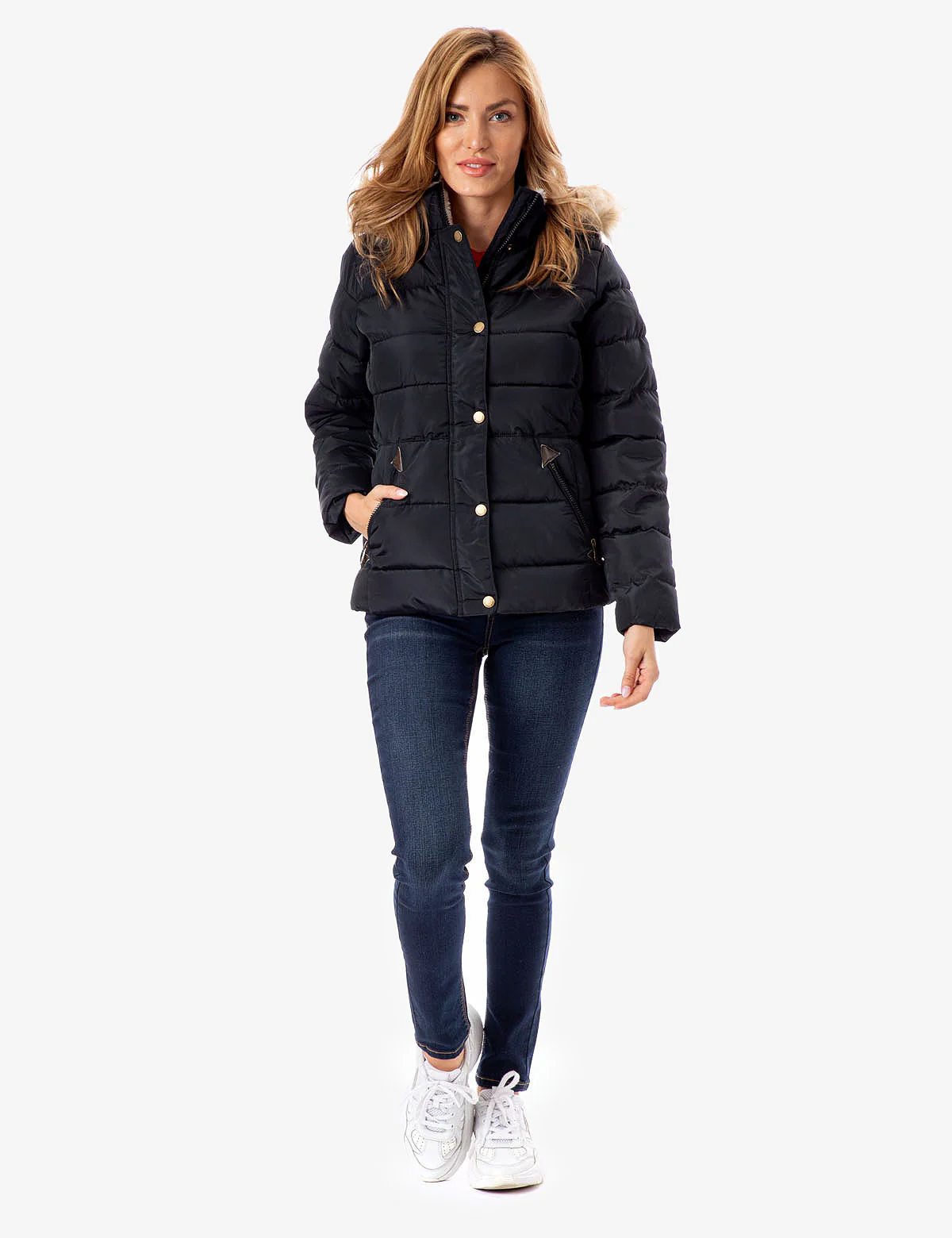 FUR HOODED JACKET - Image 2