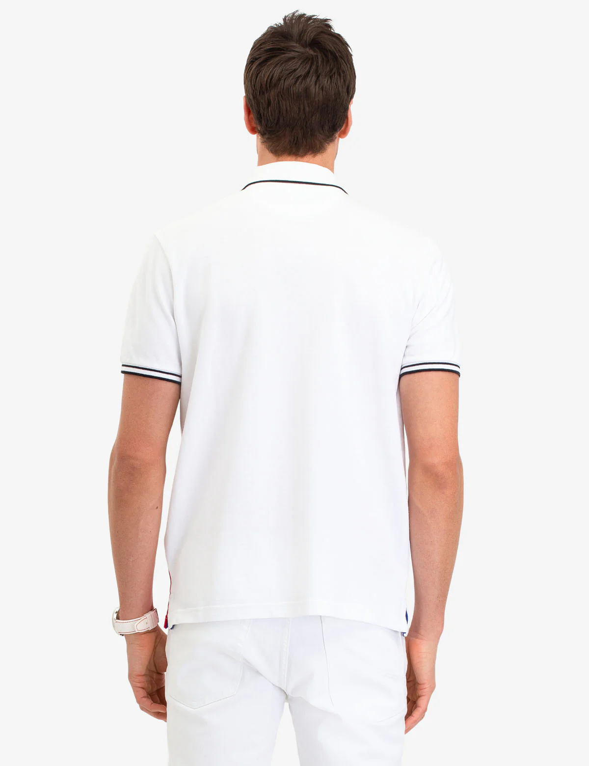 GEOMETRIC COLORBLOCK POLO SHIRT - Image 7