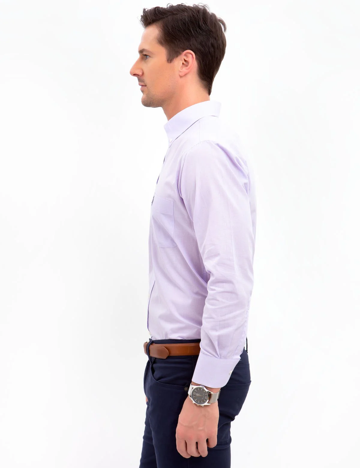 GINGHAM DRESS SHIRT - Image 7
