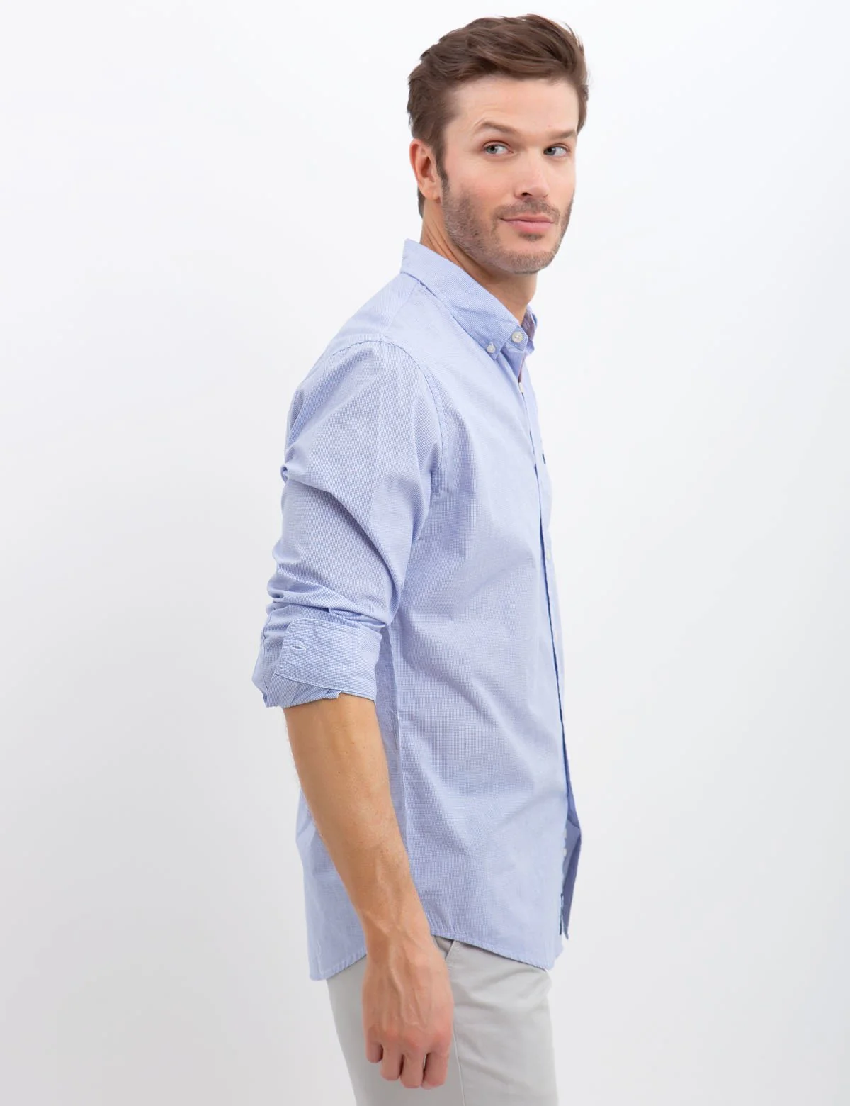 GINGHAM PRINT SHIRT - Image 7