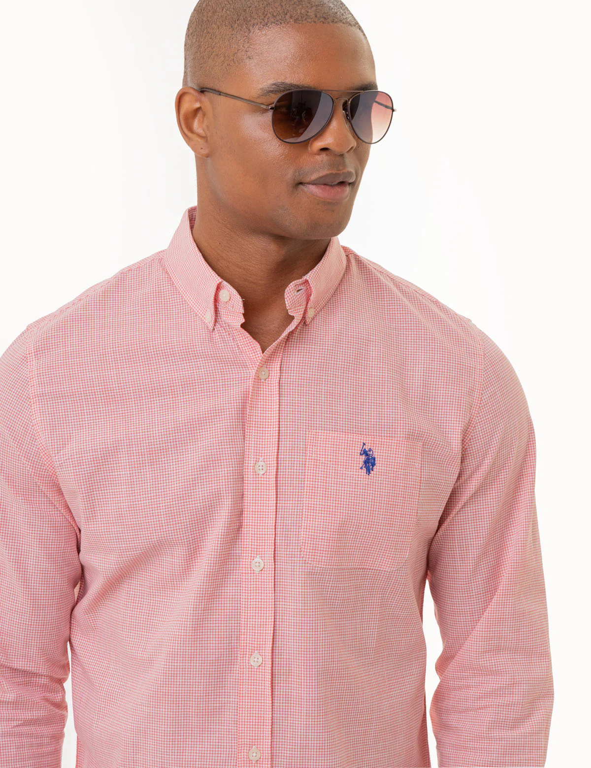 GINGHAM SLUB POPLIN LONG SLEEVE SHIRT - Image 16