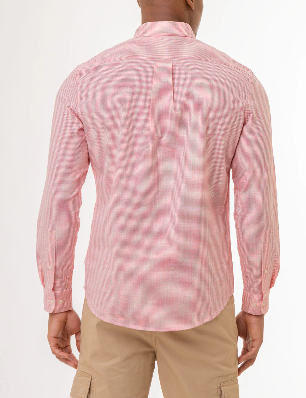 GINGHAM SLUB POPLIN LONG SLEEVE SHIRT - Image 17