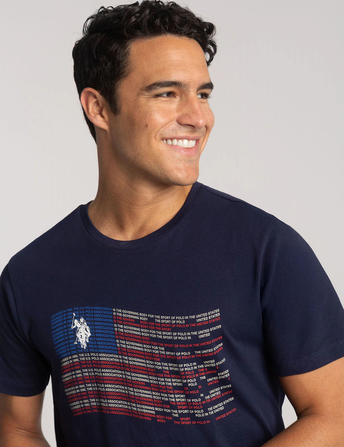 GRAPHIC FLAG PRINT JERSEY T-SHIRT - Image 3