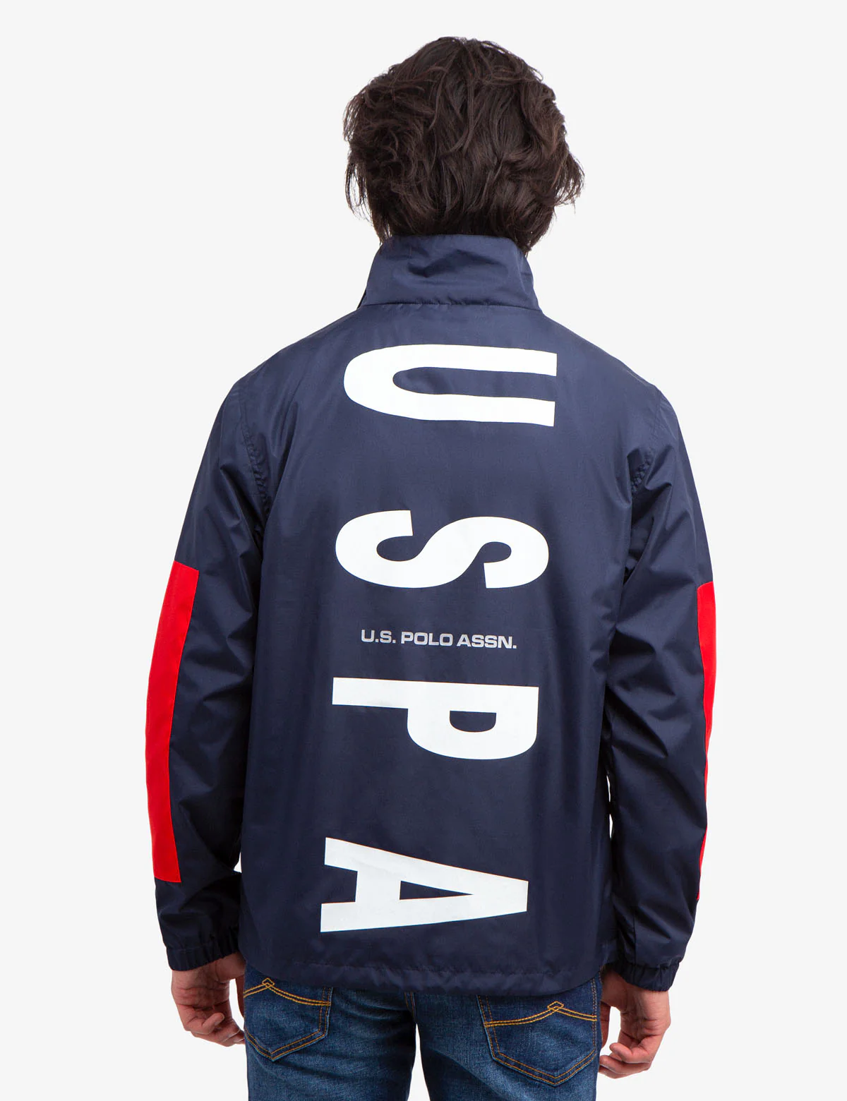 GRAPHIC PULLOVER WINDBREAKER JACKET - Image 4