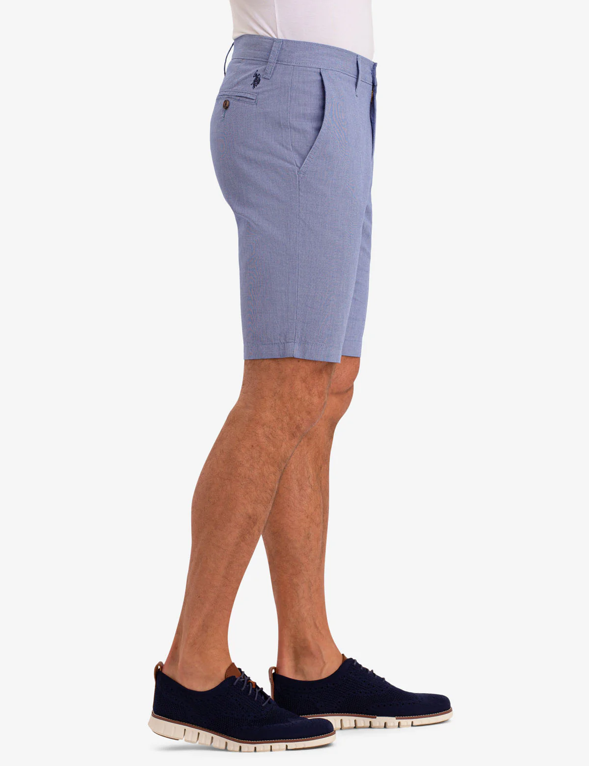 HARTFORD BELTED DOBBY SHORTS - Image 4