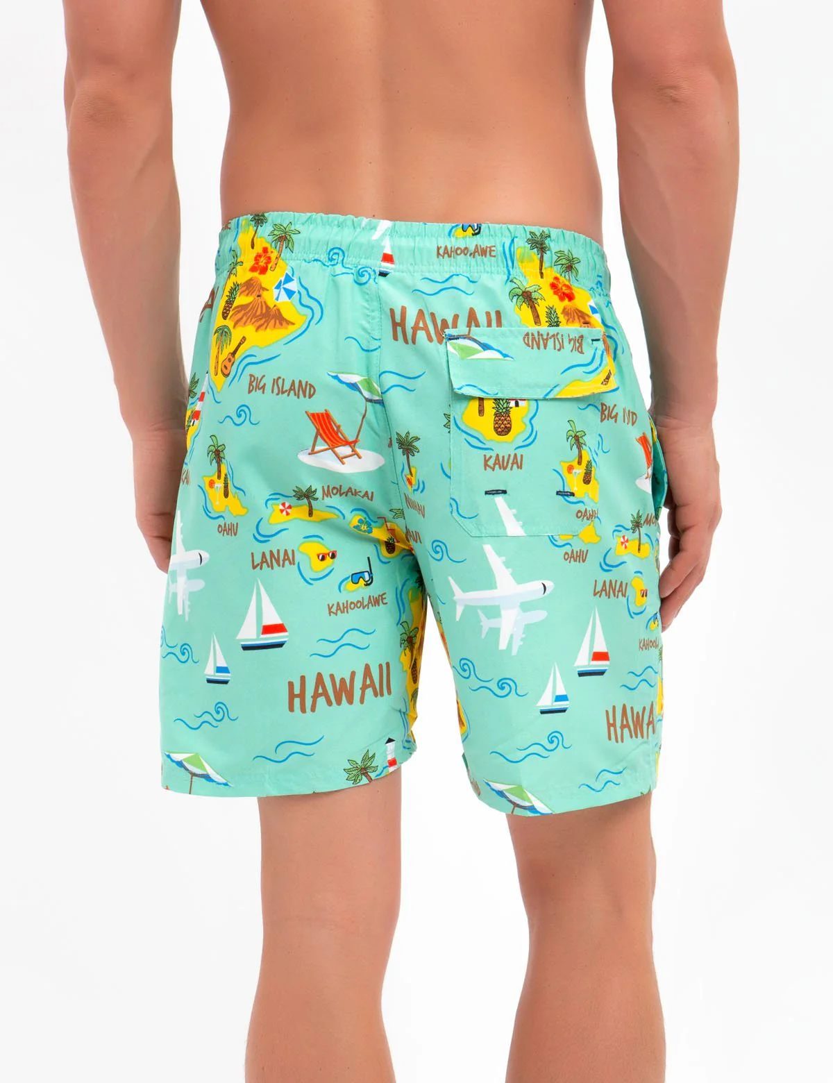 HAWAII MAP SWIM TRUNKS - Image 8