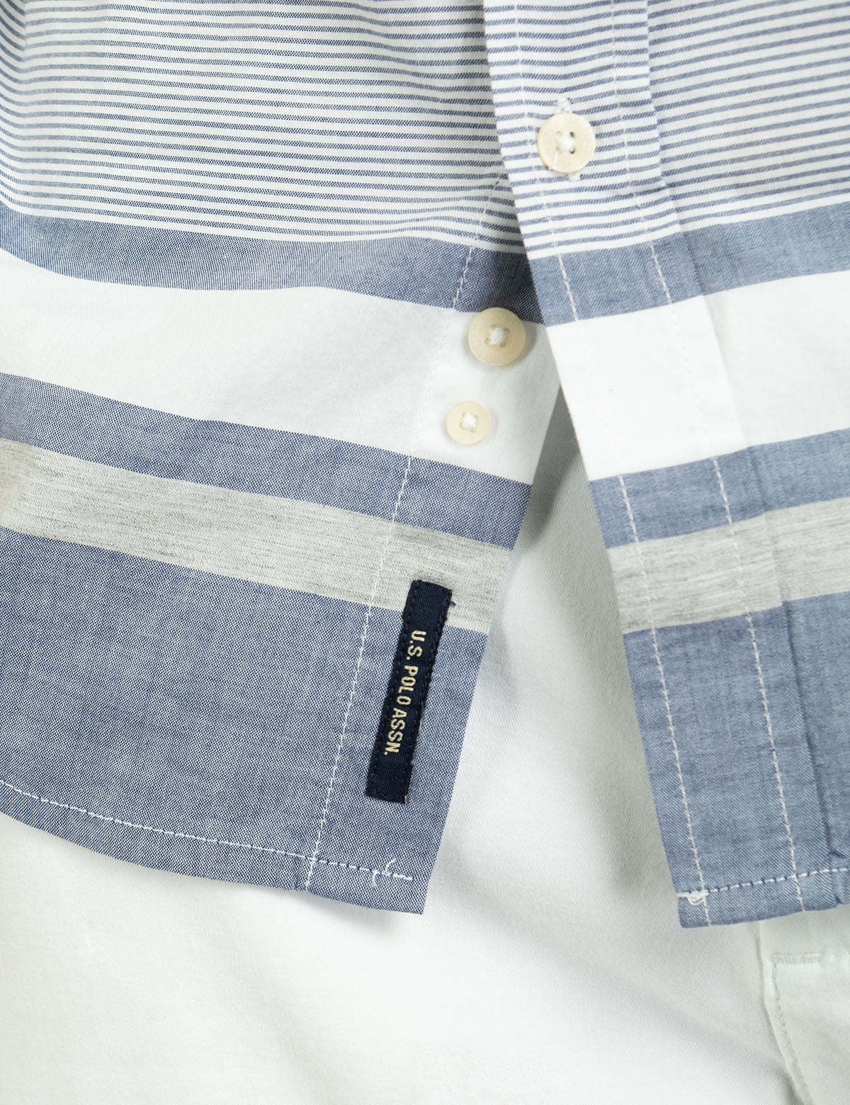 HEATHER MADRAS SHORT SLEEVE WOVEN SHIRT - Image 5