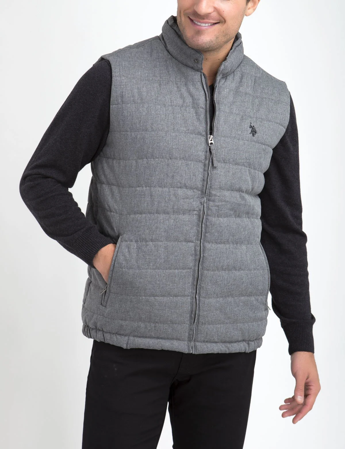 Heather Multi Channel Vest - Image 6