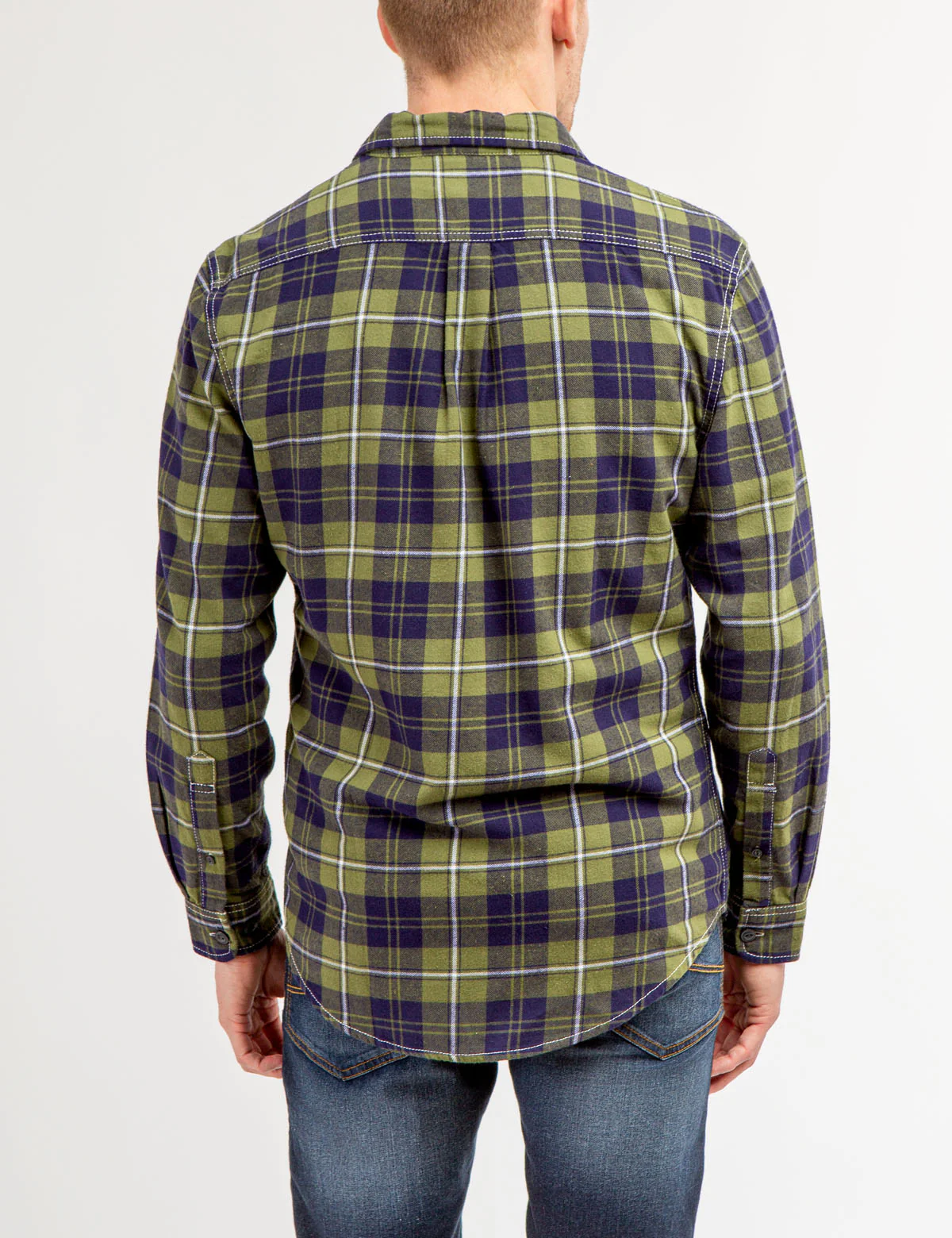 HEAVY TWILL PLAID SHIRT WITH CHEST POCKETS - Image 4