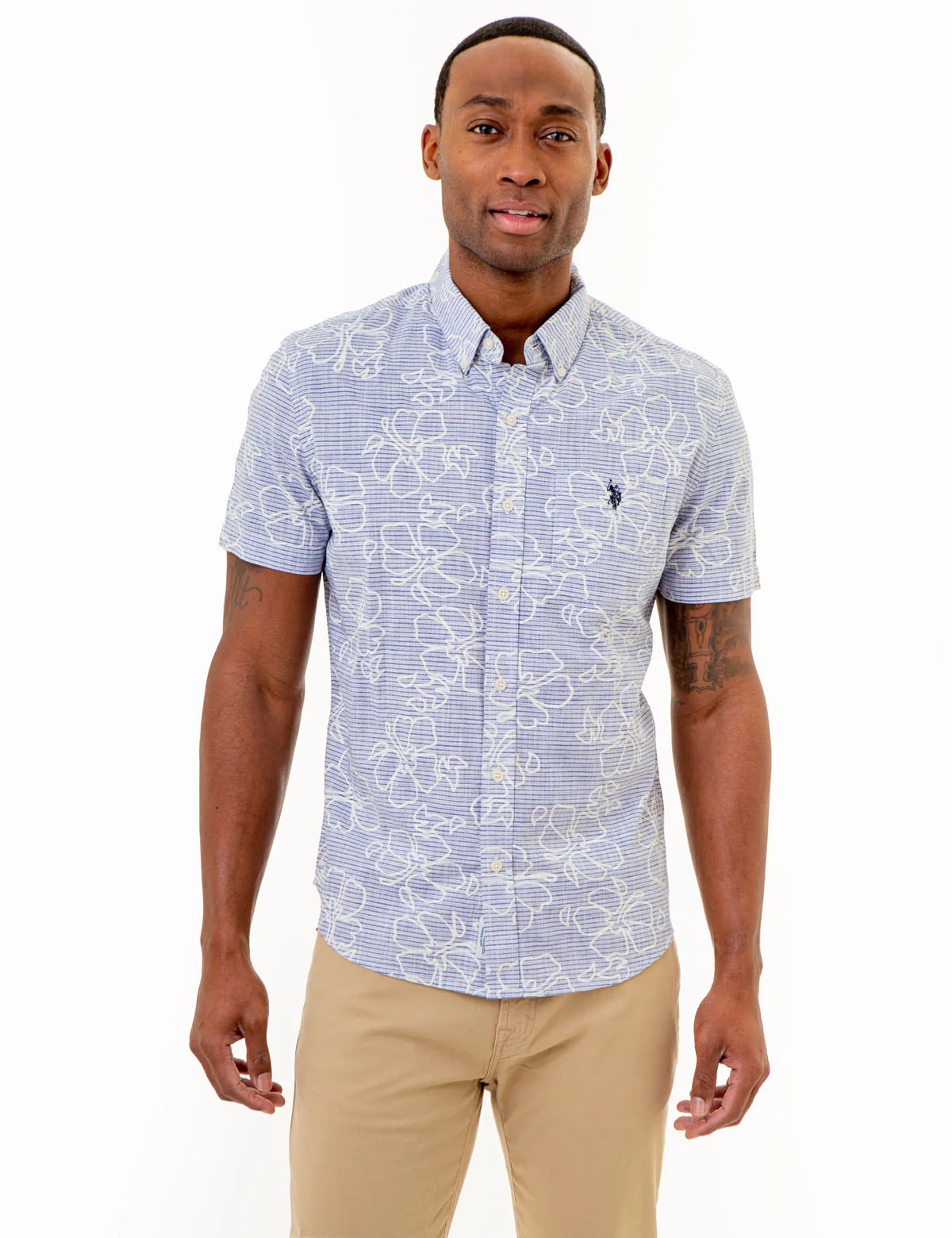 HIBISCUS SLUB POPLIN SHIRT WITH POCKET - Image 5