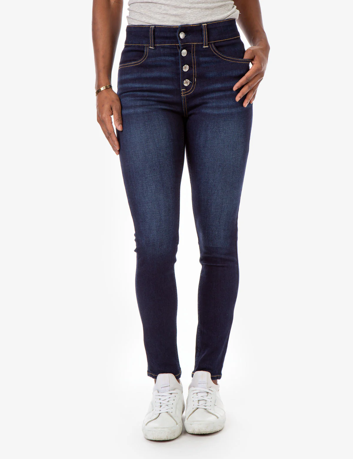 REPREVE® HIGH RISE DENIM JEGGINGS