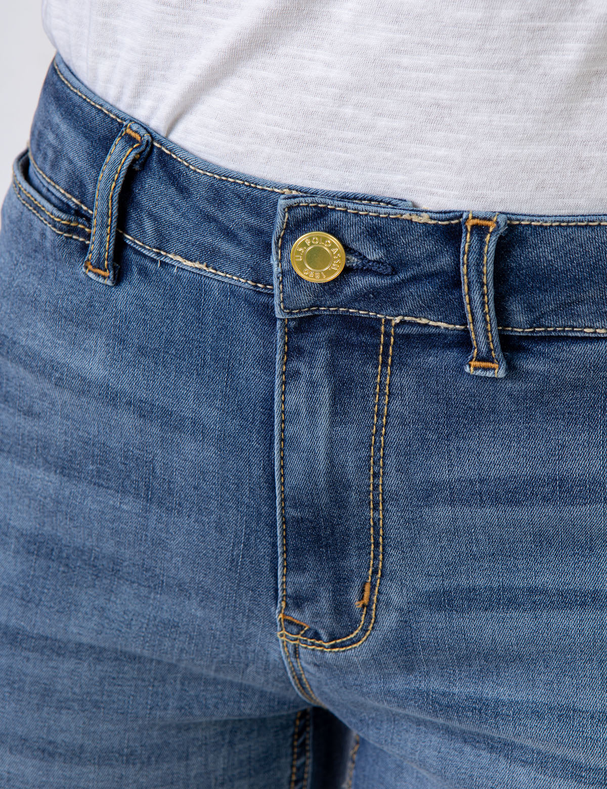 REPREVE® HIGH RISE DESTRUCTED JEANS - Image 5