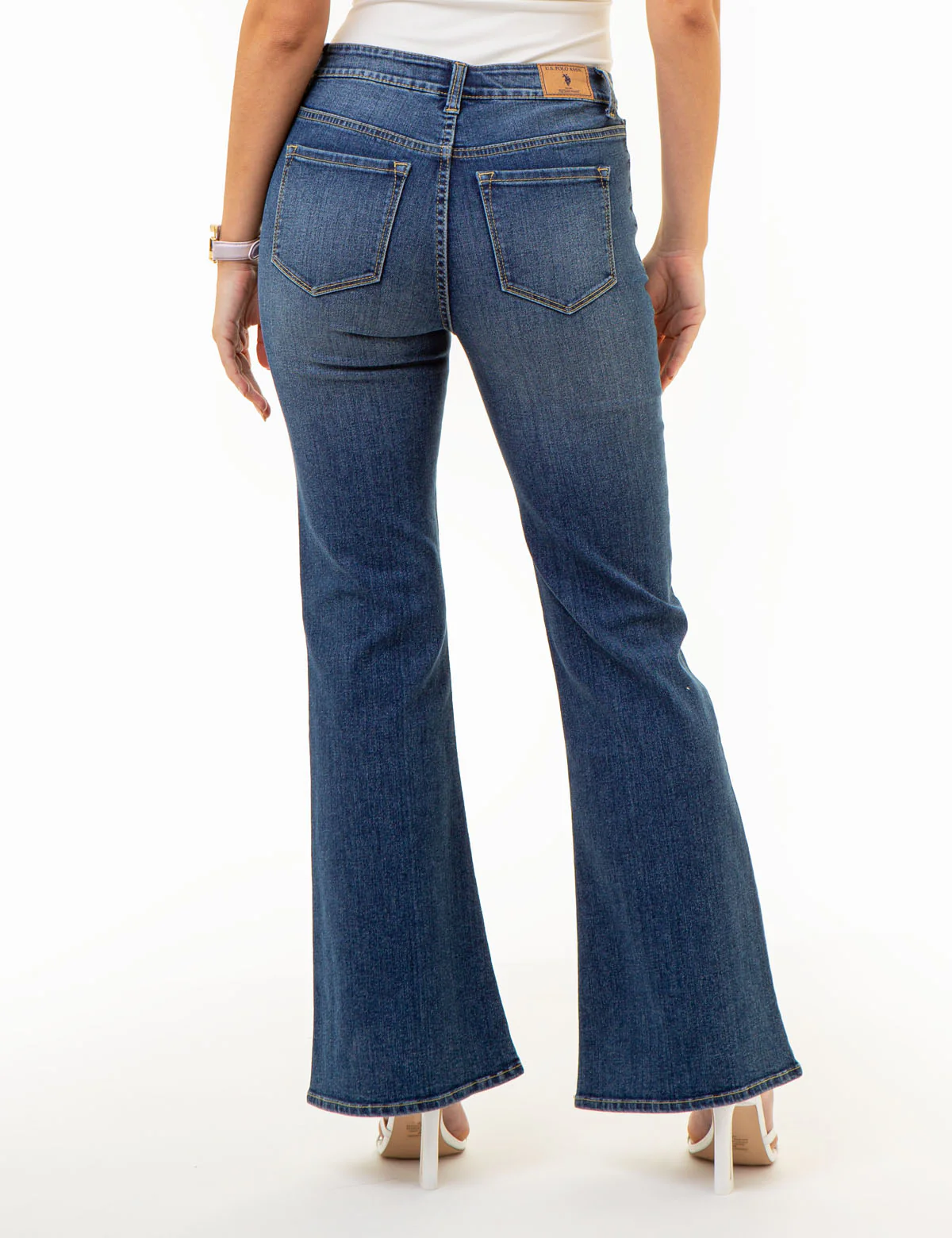 HIGH RISE FLARE JEANS - Image 4