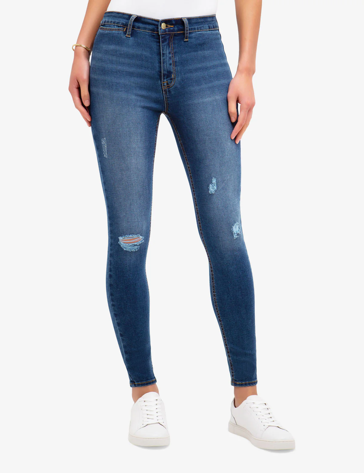 REPREVE® HIGH RISE DESTRUCTED JEGGING