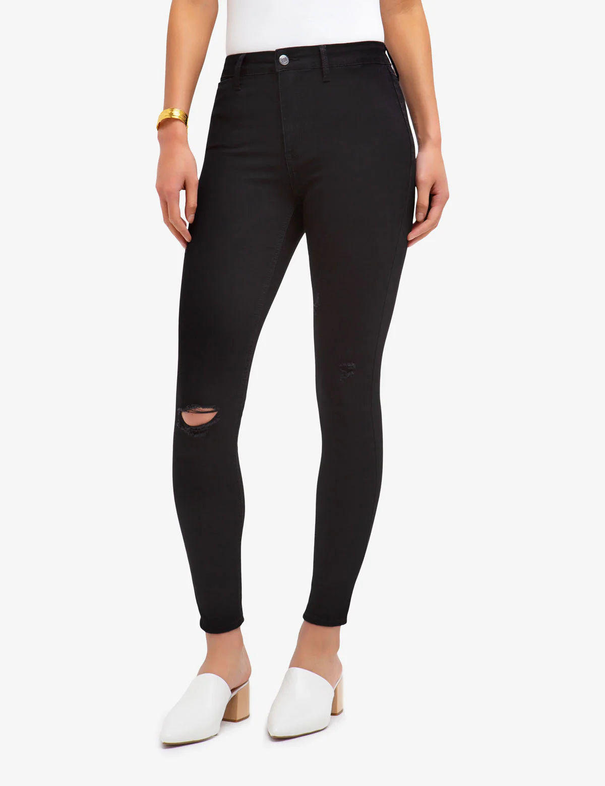 REPREVE® HIGH RISE DESTRUCTED JEGGING