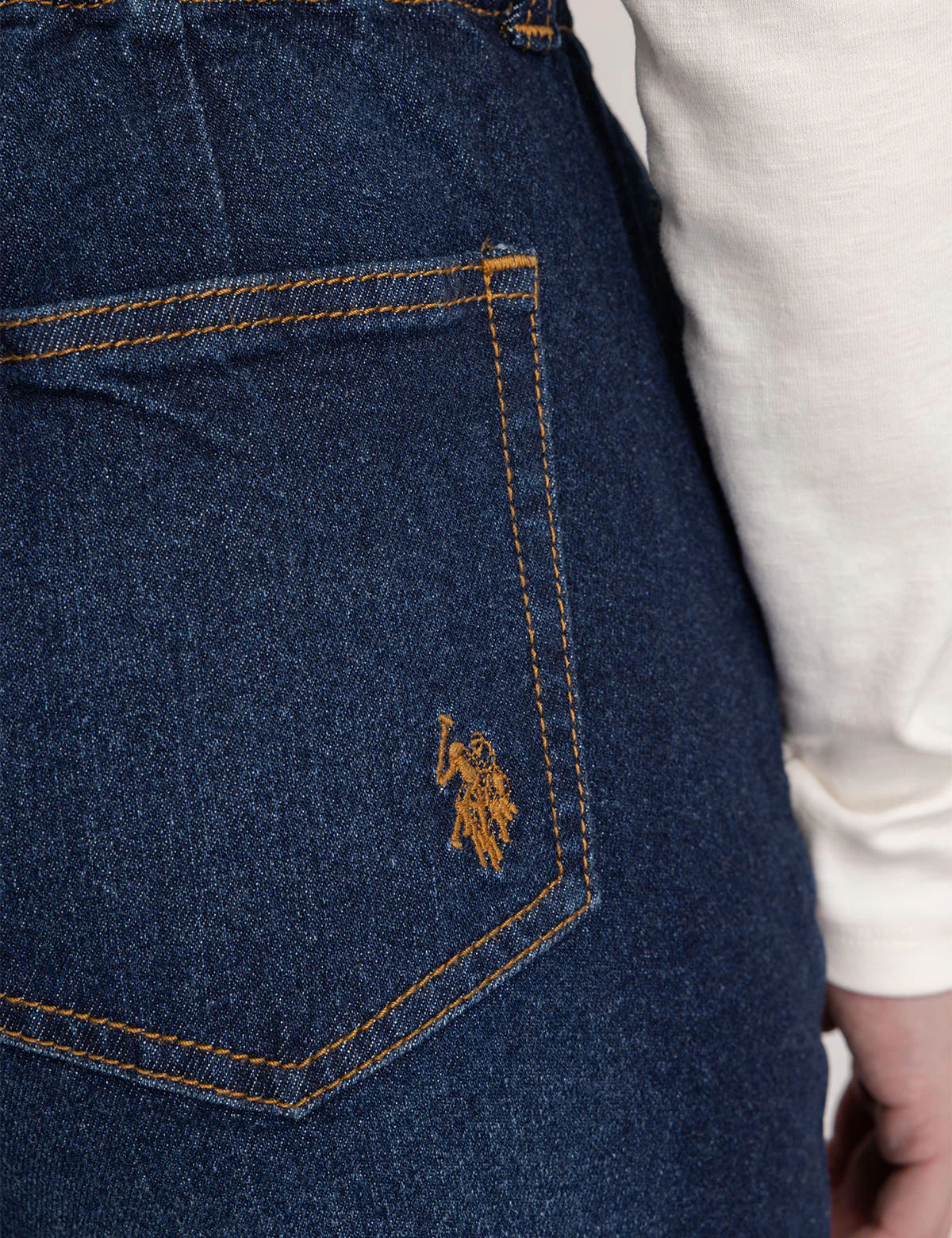 HIGH RISE PAPERBAG CROPPED JEANS - Image 5