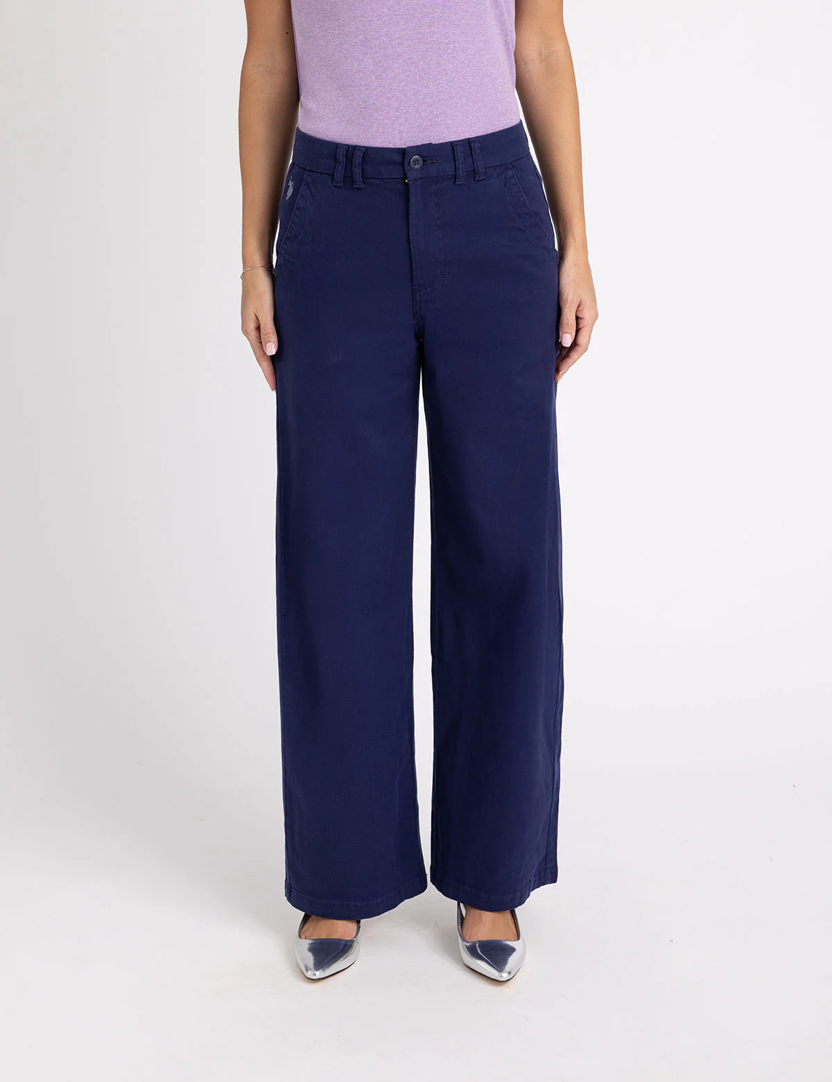 HIGH RISE WIDE LEG CHINO - Image 3