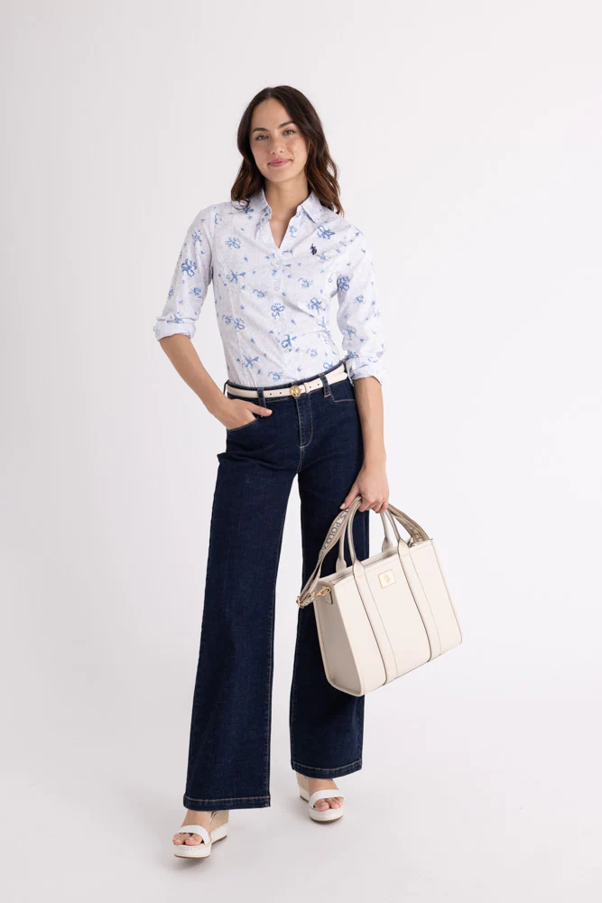 HIGH RISE WIDE LEG TROUSER - Image 6