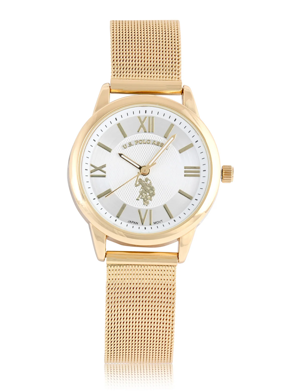 HIS AND HERS GOLD MESH STRAP WATCH SET - Image 7