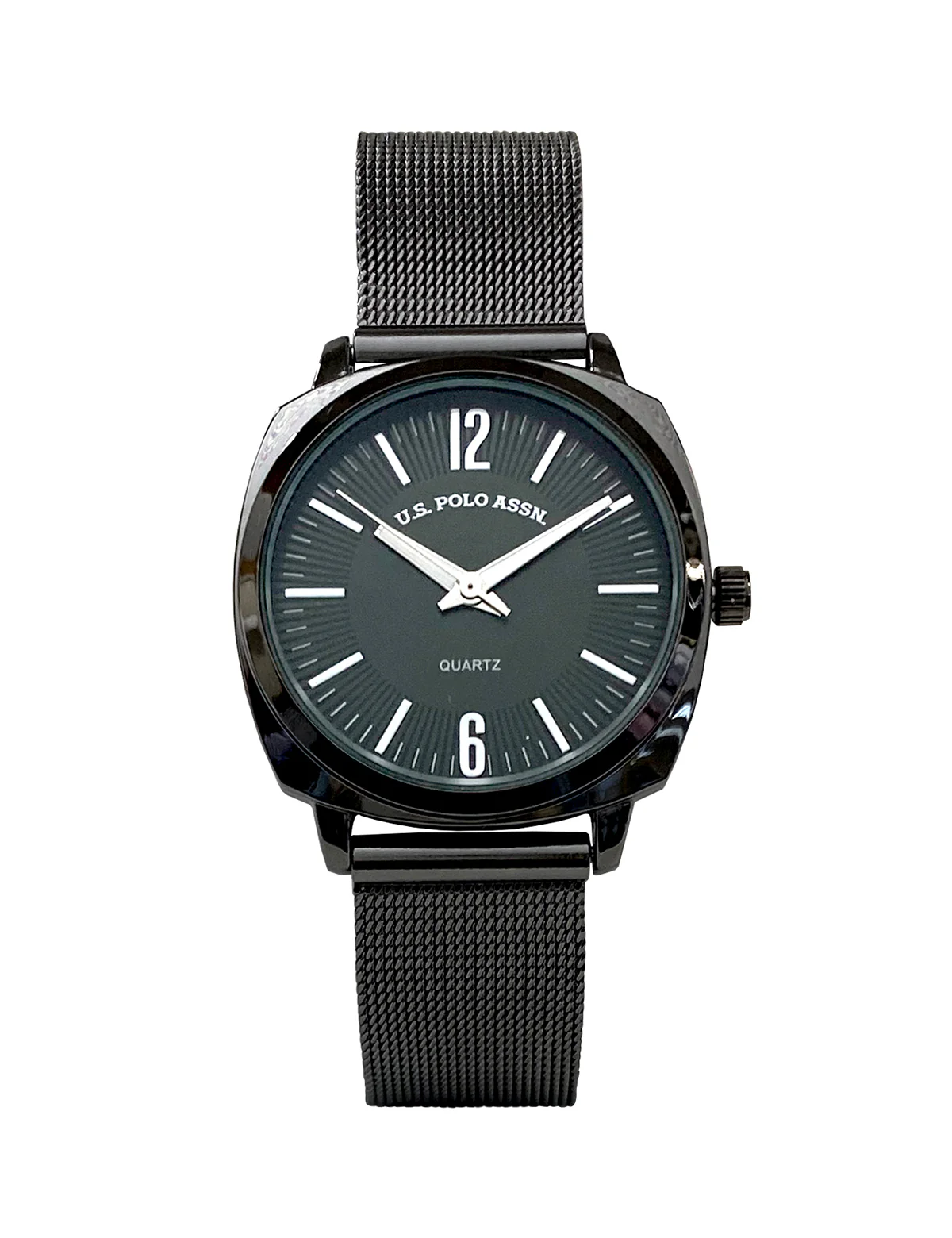 HIS AND HERS GUNMETAL MESH STRAP WATCH SET - Image 6