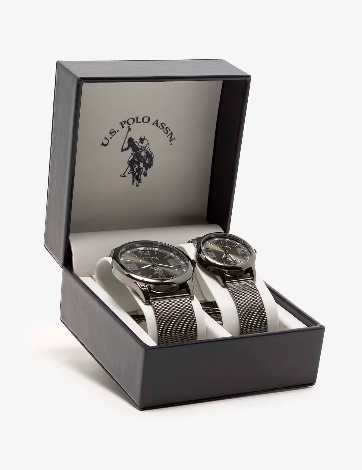 HIS AND HERS GUNMETAL WATCH SET - Image 2