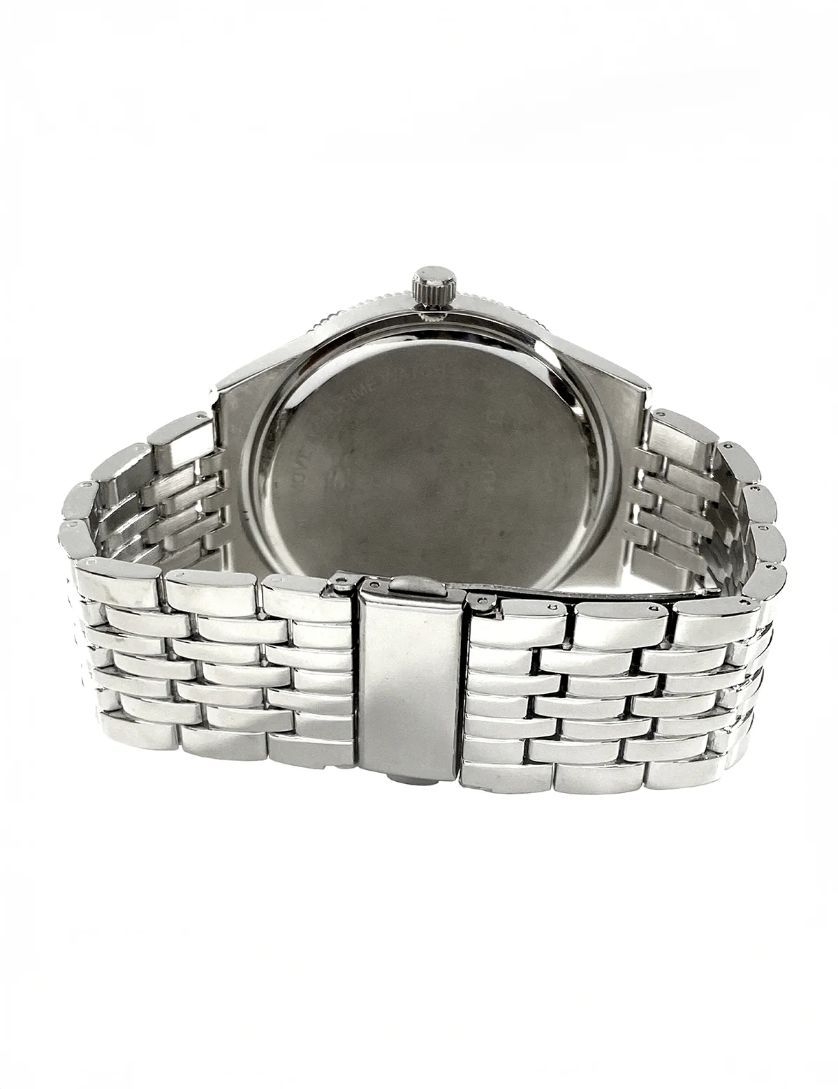 HIS AND HERS SILVER LINK WATCH SET - Image 4