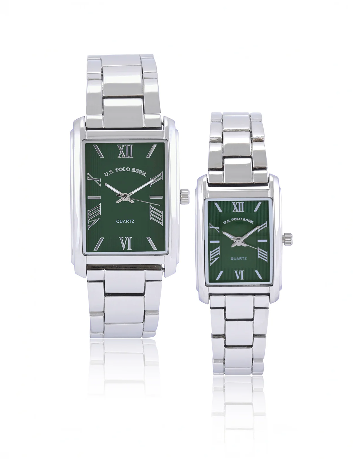 HIS AND HERS SQUARE FACE WATCH SET - Image 3