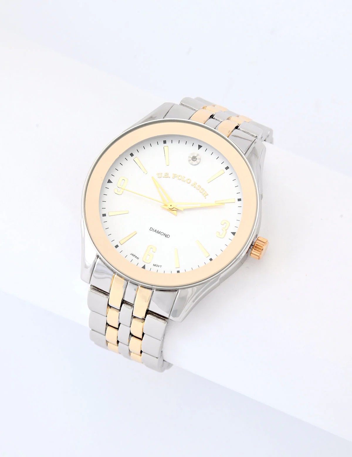 HIS AND HERS TWO TONE LINK WATCH SET - Image 2