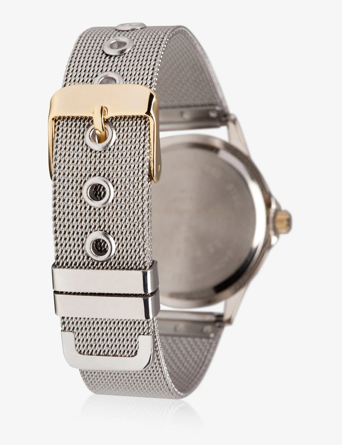 HIS & HERS SILVER MESH STRAP WATCH SET - Image 5