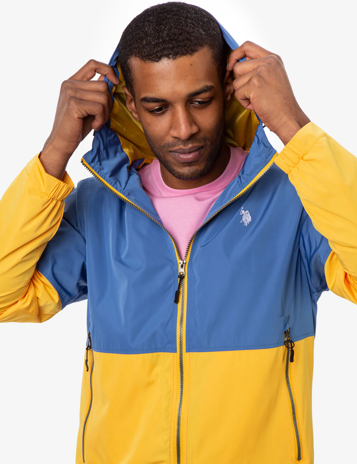 HOODED COLORBLOCK WINDBREAKER - Image 7