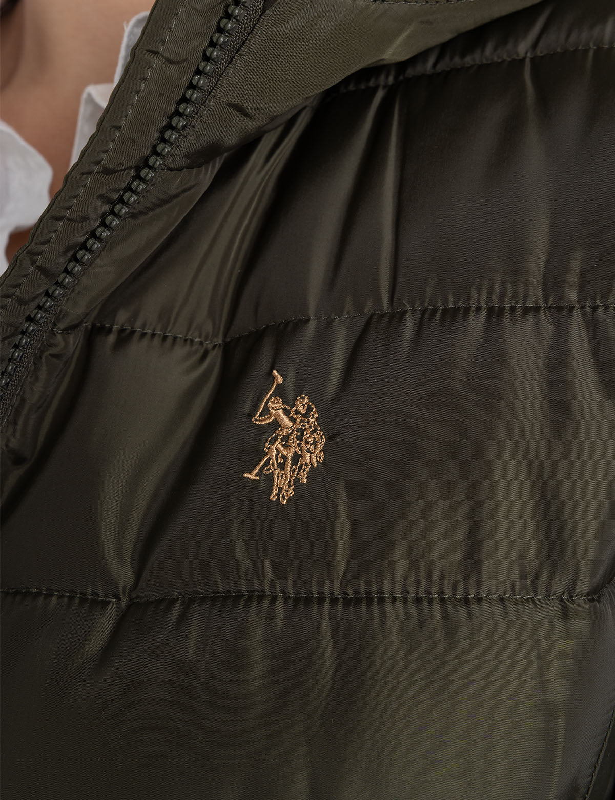 HOODED PUFFER COAT WITH SLASH POCKETS - Image 8