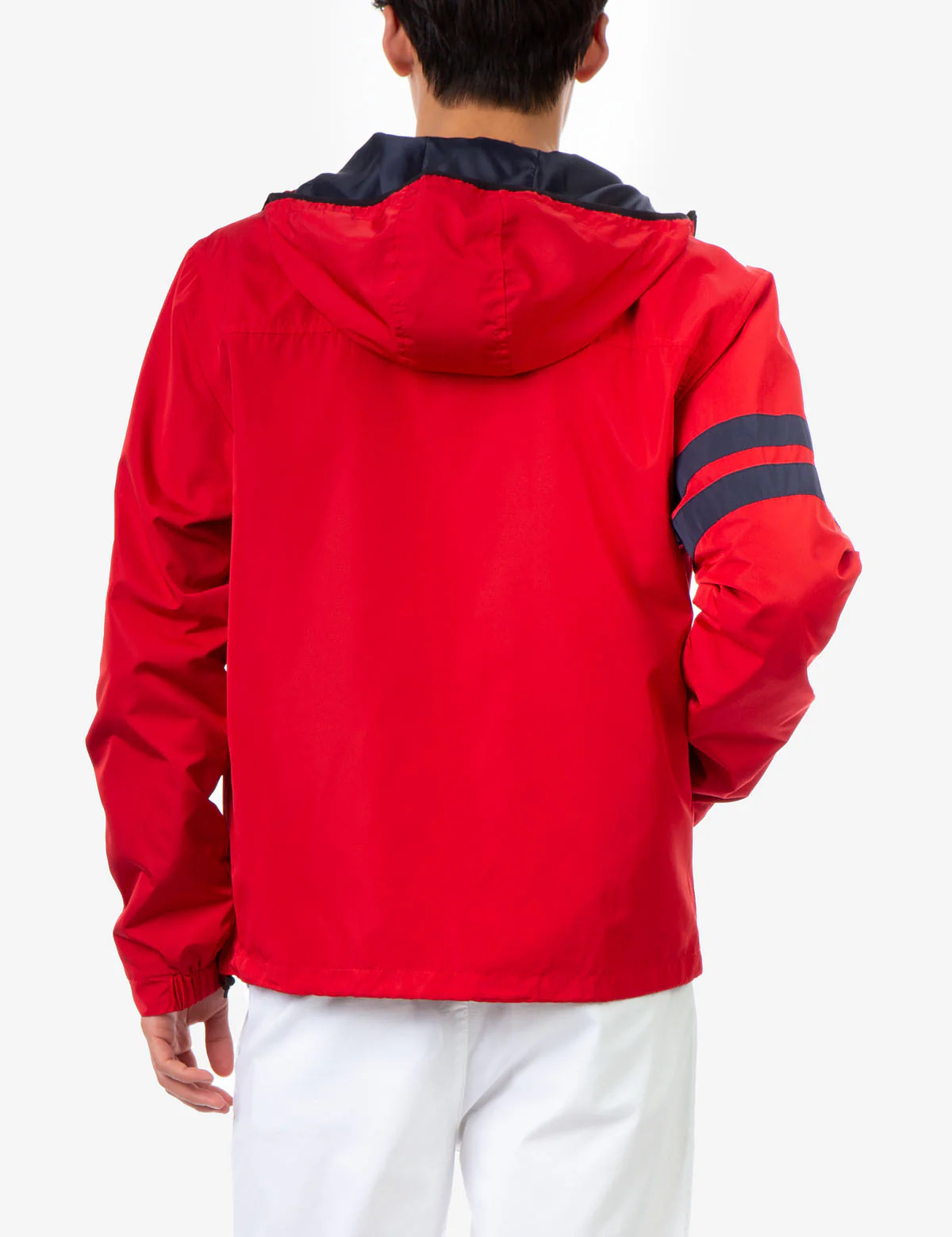 HOODED STRIPE WINDBREAKER - Image 22