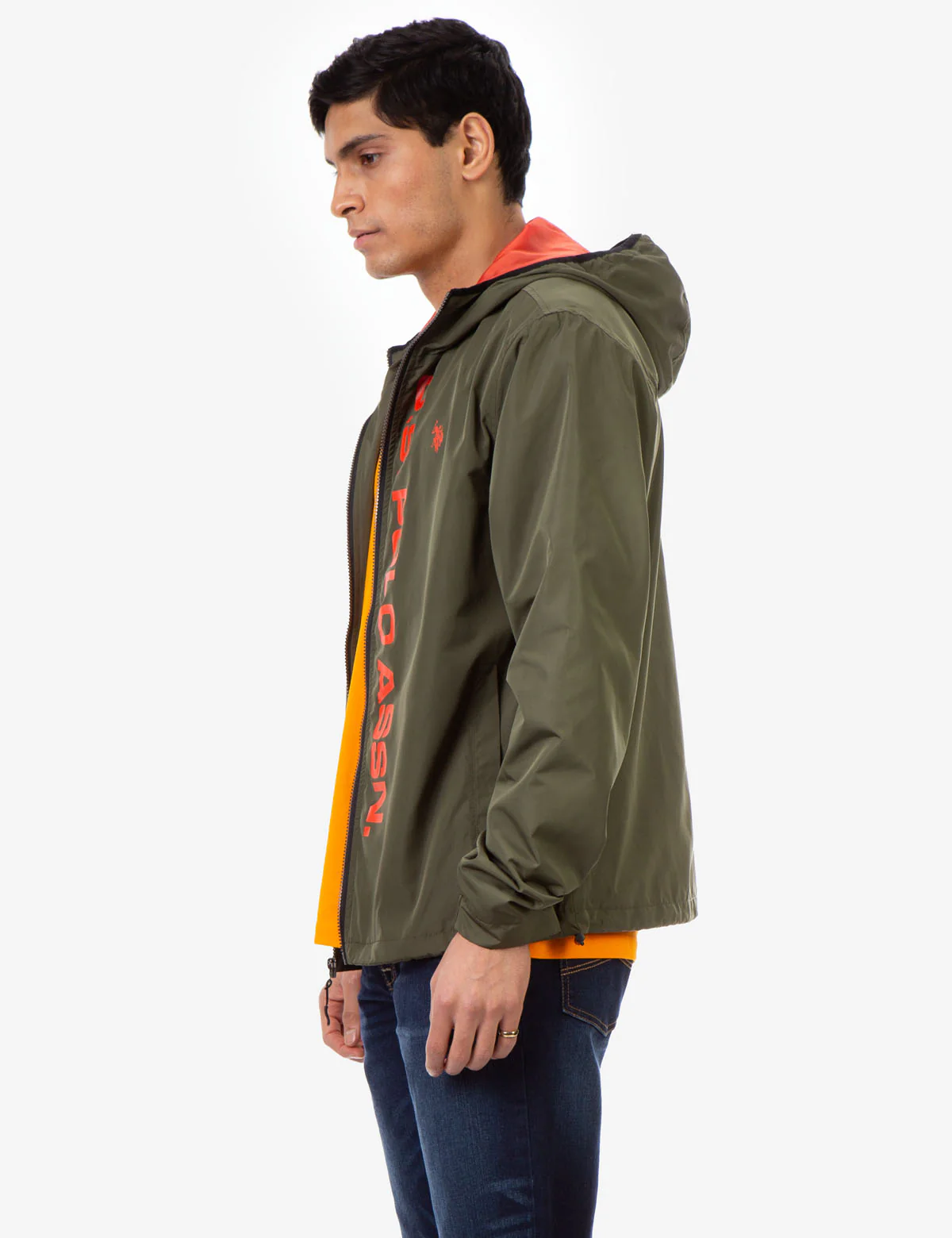HOODED STRIPE WINDBREAKER - Image 3
