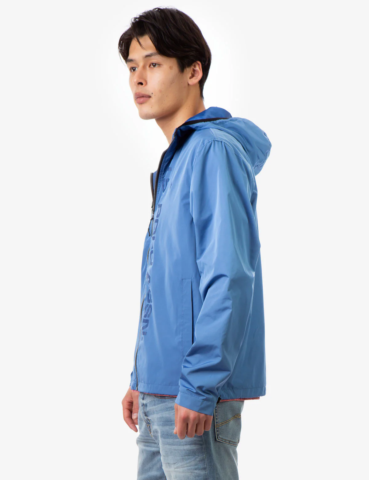 HOODED STRIPE WINDBREAKER - Image 32