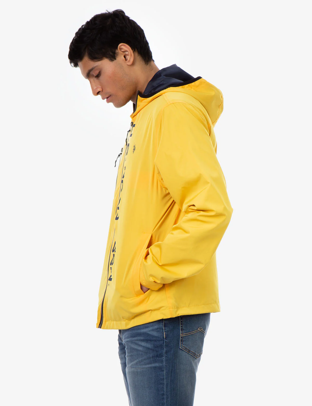 HOODED STRIPE WINDBREAKER - Image 9