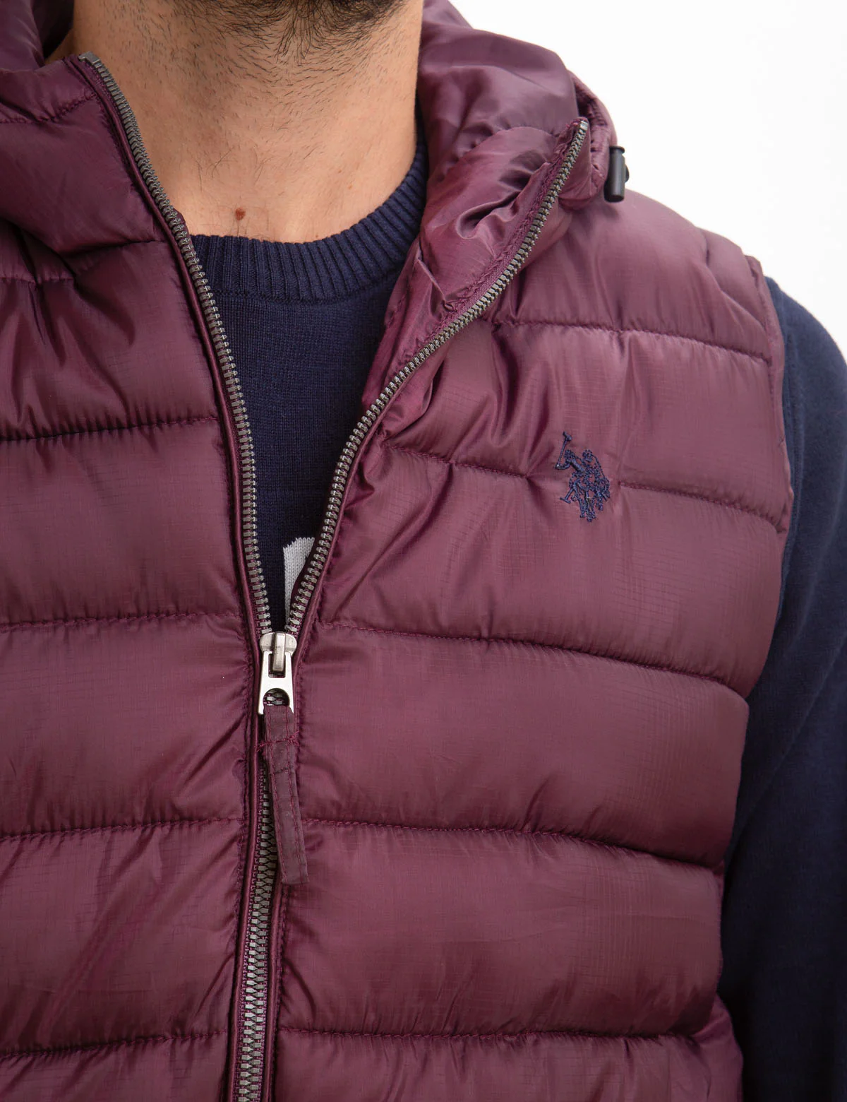HOODED PUFFER VEST - Image 12