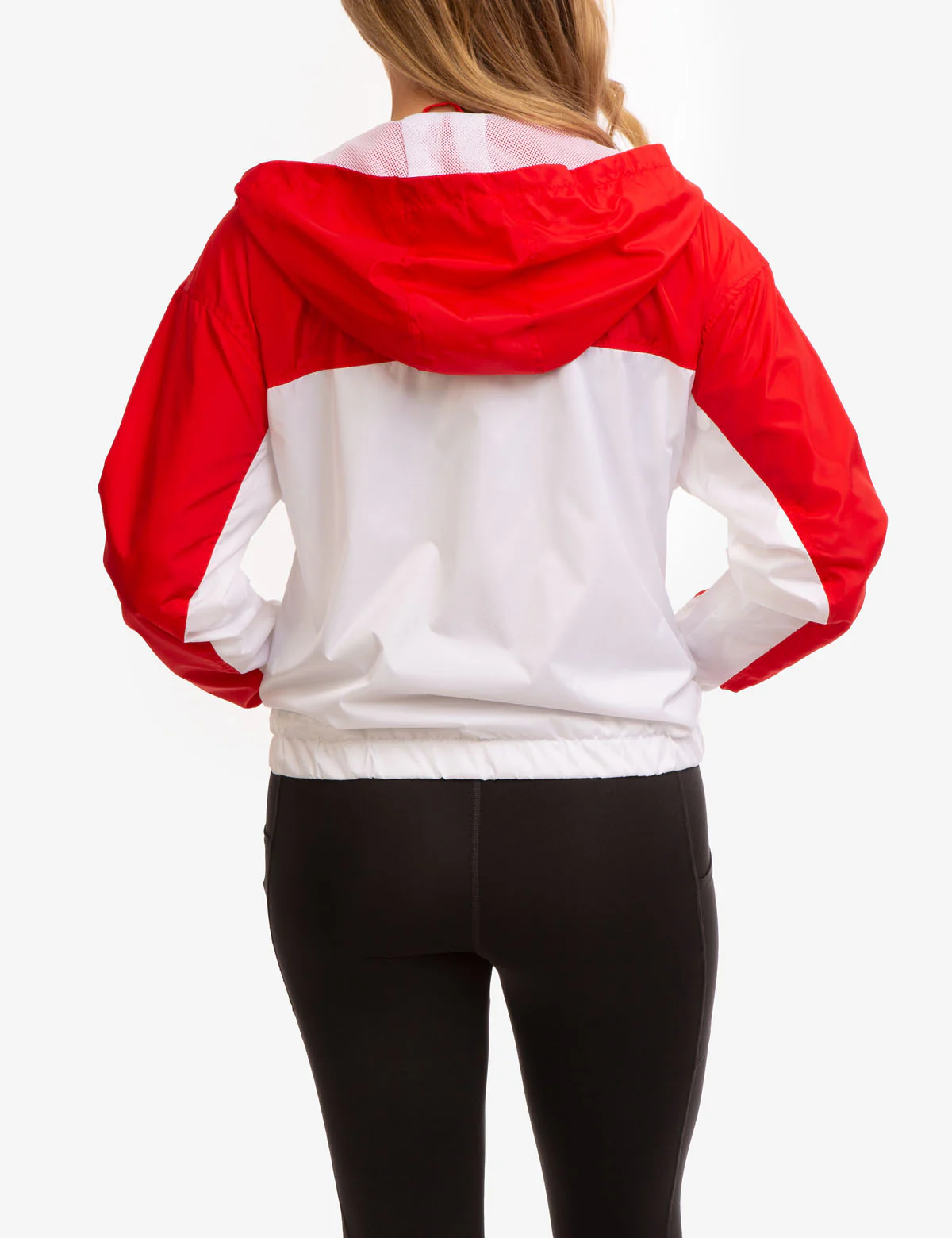 HOODED ZIP FRONT LOGO WINDBREAKER - Image 4