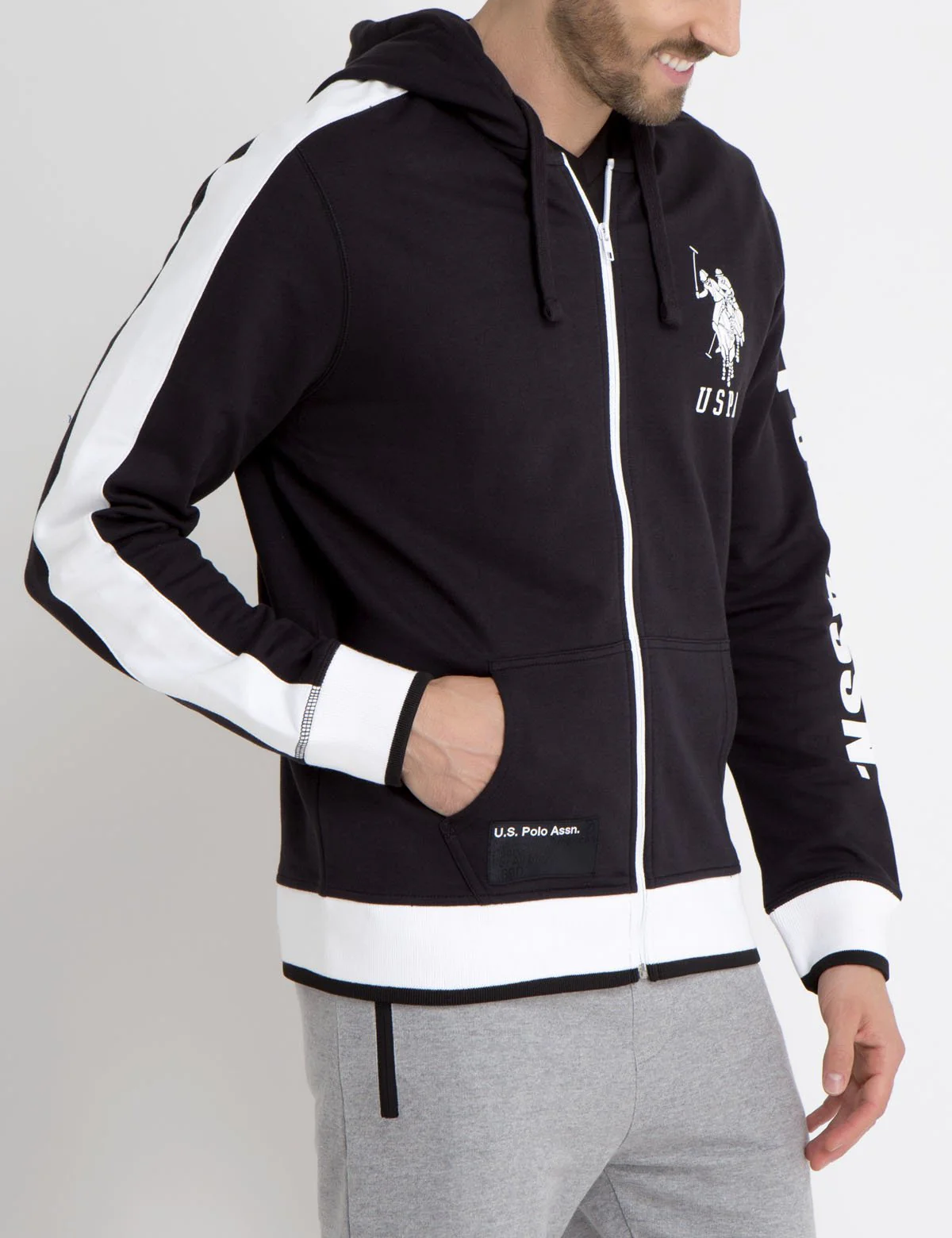 HOODIE WITH RUBBER LOGOS - Image 10